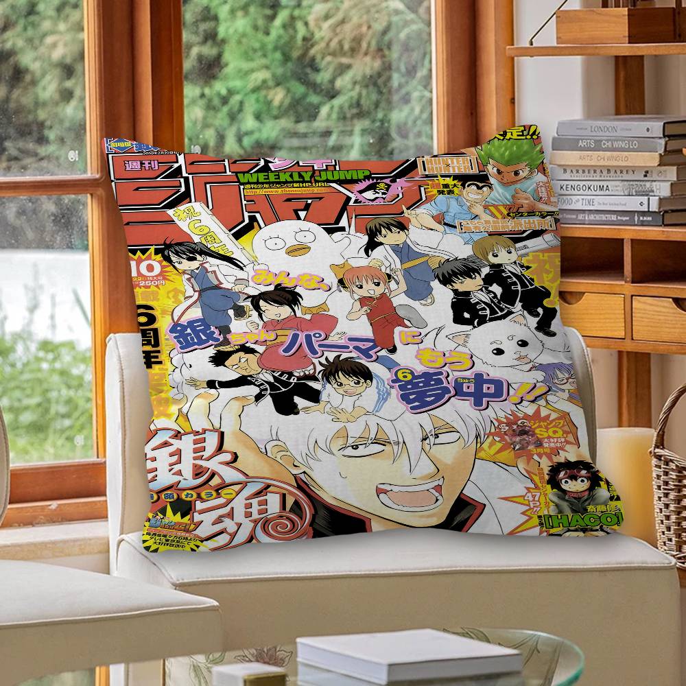 G-GINTAMA Аниме Персонализированная Наволочка Детская Спальня Декор Дикой Вечеринки Наволочка kid День Рождения Душ Подарок 30cmx30cm