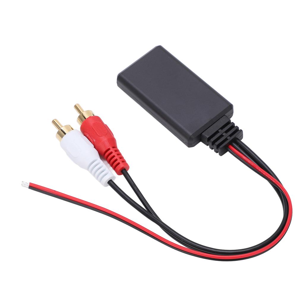 Car Radio 2 RCA Bluetooth 5.0 Adapter Wireless AUX Audio Cable Replacement for Kenwood for Clarion