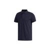 Polos Homme Col Polo Bleu Marine Coupe Droite Modérée DY8707