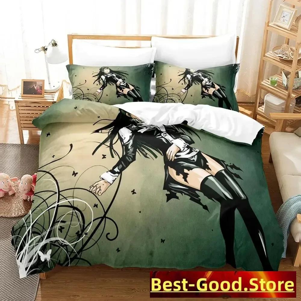 New D.Gray-man Bedding Set Single Twin Full Queen King Size Bed Set Adult Kid Bedroom Duvetcover Sets Anime Parure De Lit Bed
