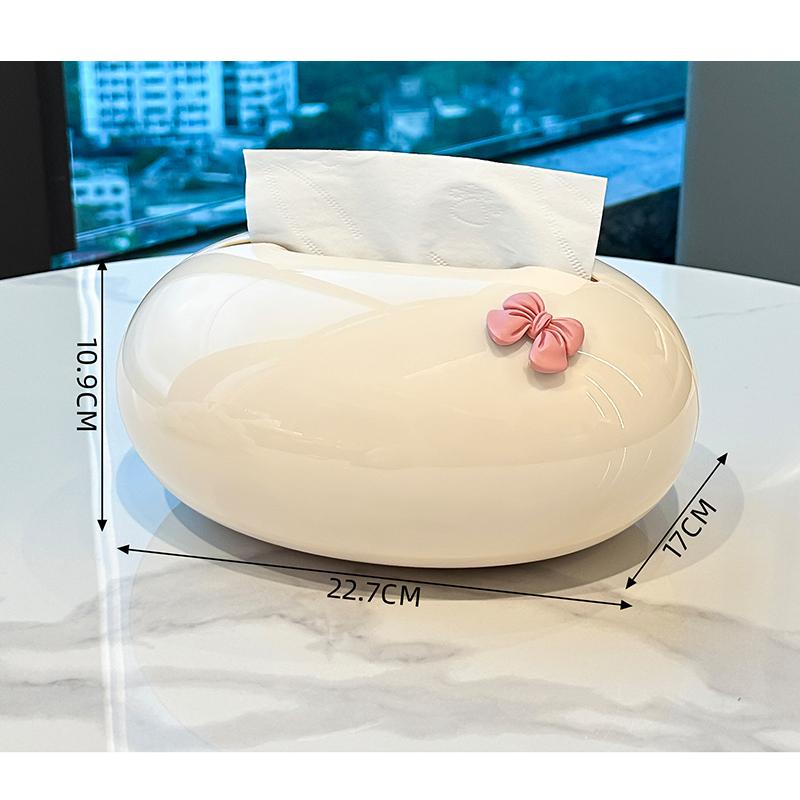 Minimalismus Ovale Magnetische Taschentuchbox Kaffeetisch Schreibtischdekoration Kreative Accessoires Taschentuchbox Nachttisch Papiertuchhalter