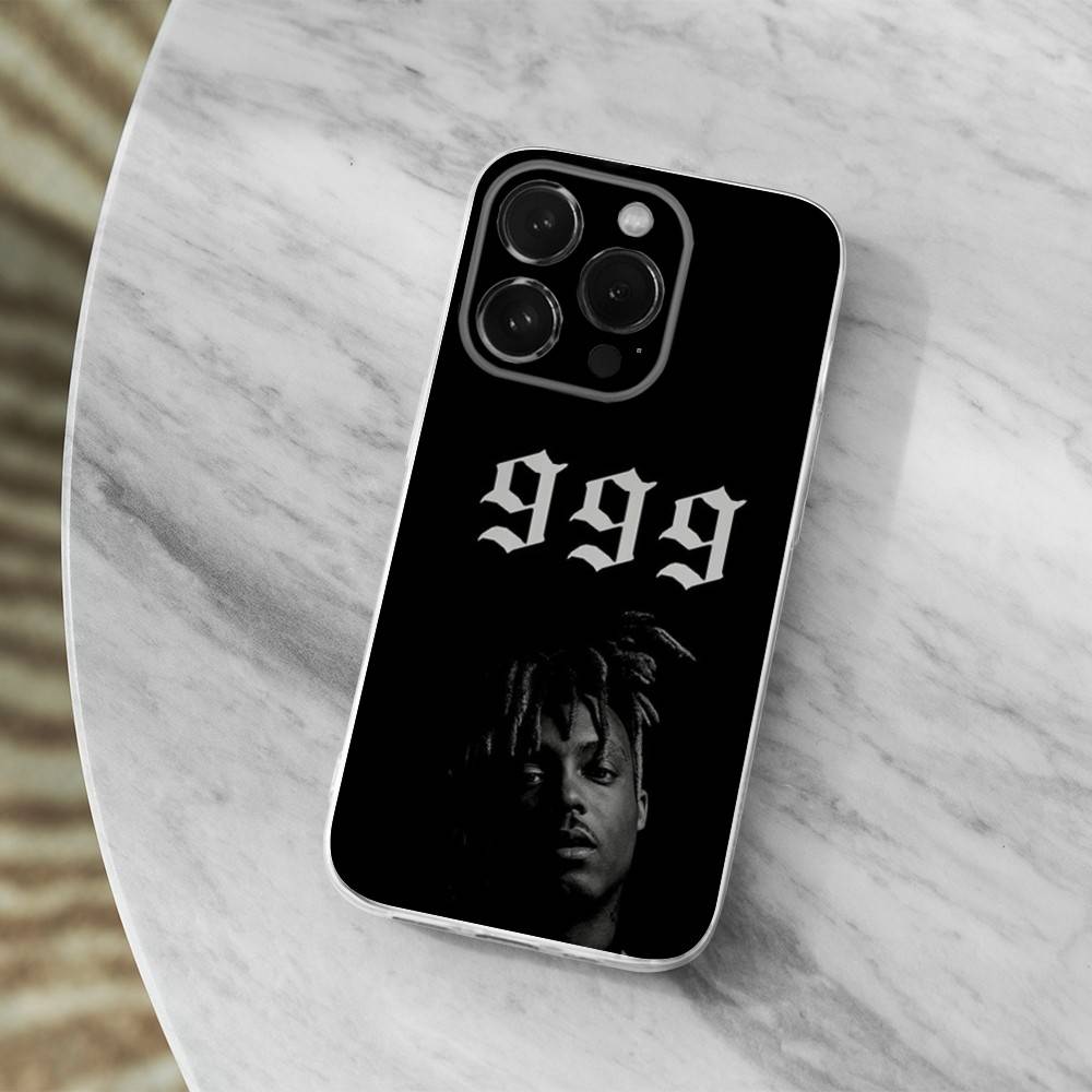 

J-Juice W-Wrld Rapper Phone Case For iPhone 16,15,14,13,12,11,17 Pro,Max,Plus,X,XS,XR,SE,Mini Transparent Soft Cover iPhone17Pro