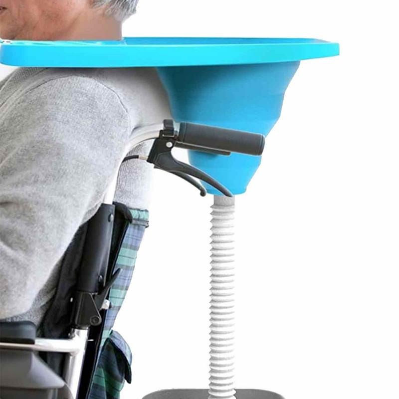 Foldable Shampoo Bowl Adjustable Neck Strap Hair Washing Basin Care Shampoo Sink for Hair Salon Pregnant Women Elderly Children