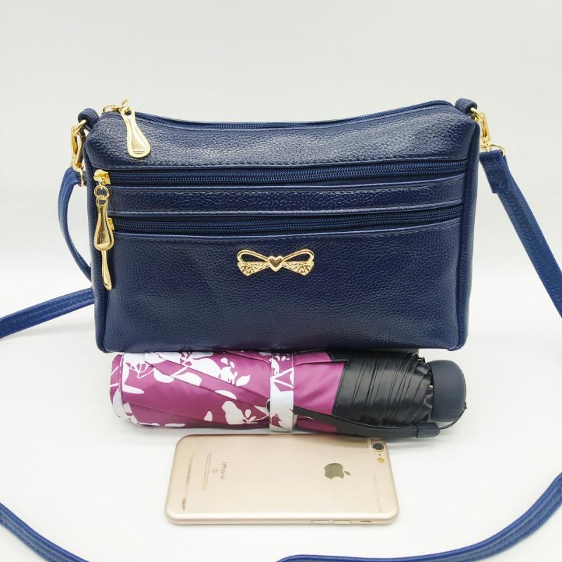 Middle-aged and old mothers buy vegetables, the new one-shoulder oblique span women's bag