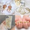9cm Imitation Gold Silver Copper Foil Paper Sheets Shiny Gilding Craft Leaf for DIY Nail Art Cake Dessert Epoxy Resin Decoration