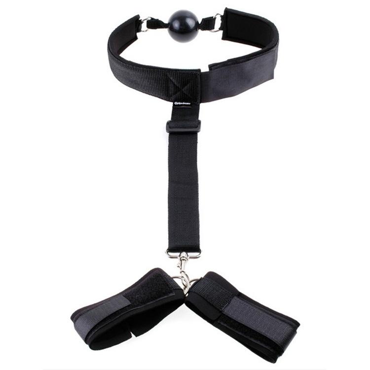 Bdsm Alternative Binding Handcuffs Sex Toy Sponge Handcuffs Adult Bandage with Breast Clip Binding Set Fetish Flirt Adult
