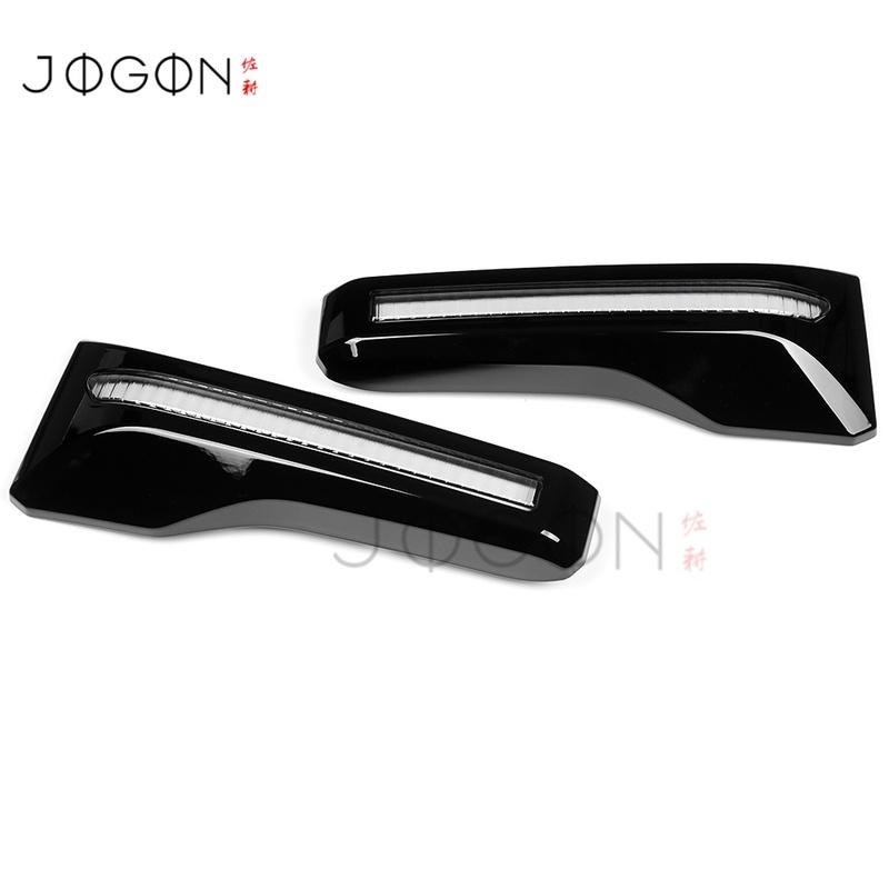 LED Daytime Running Light DRL Car Front Headlight Side Wing Fog Lamp Cover Trim For Toyota Land Cruiser 250 Prado LC250 2024+