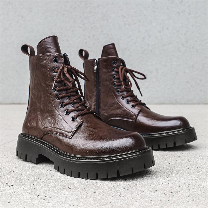 

2024 Spring Trendy British Martin Motorcycle Boots 3307-A 39