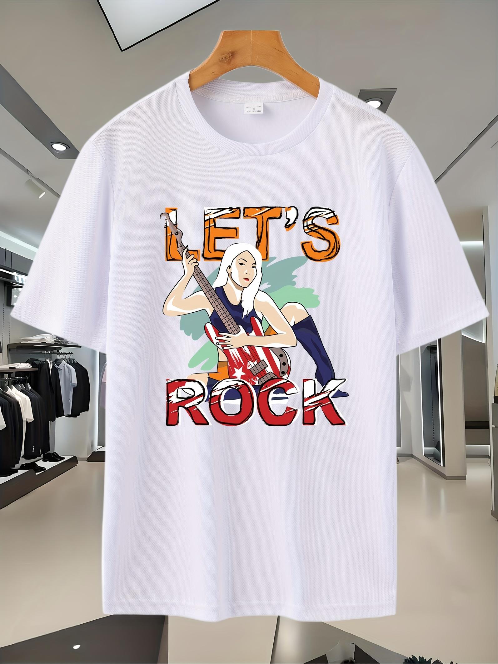 

Rockstar Graphic T-shirt - Casual & Sporty Short Sleeve XXXXL