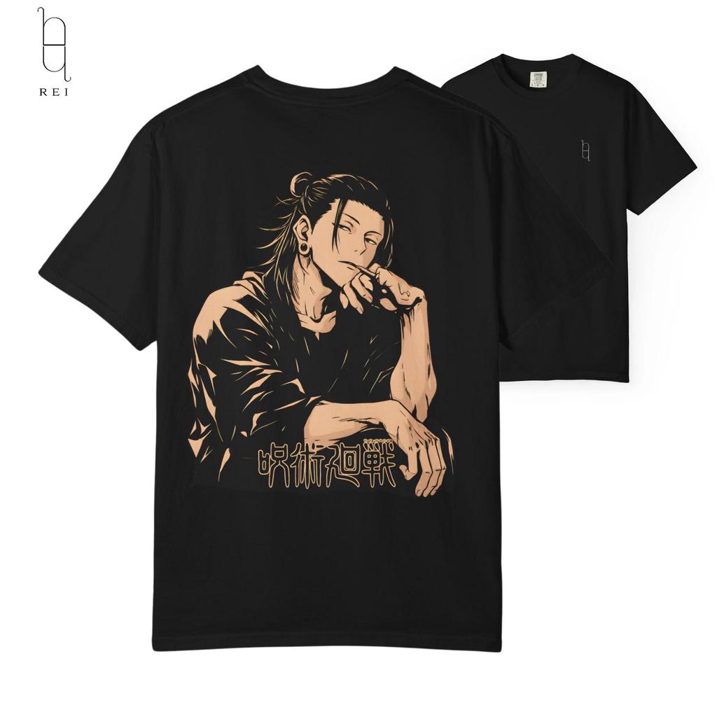 Jujutsu Kaisen Geto Suguru Punk Graphic Tshirt Unisex Black Anime Streetwear