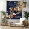 Mbappe Custom Your Name Wall Decor Tapestry Art For Pet Memorial Birthdaywedding Party Backdrop Family Gift