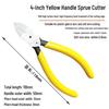 Industrial Pliers Set: 6" Cutting, 5" Diagonal, 8" Electrician's Pliers & Model Scissors
