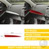Red Carbon Fiber Whole Interior Stickers For Mazda 3 Axela 2010-2013 Car Accessories Dash Trim Gear Shift Console Cover Molding SW8