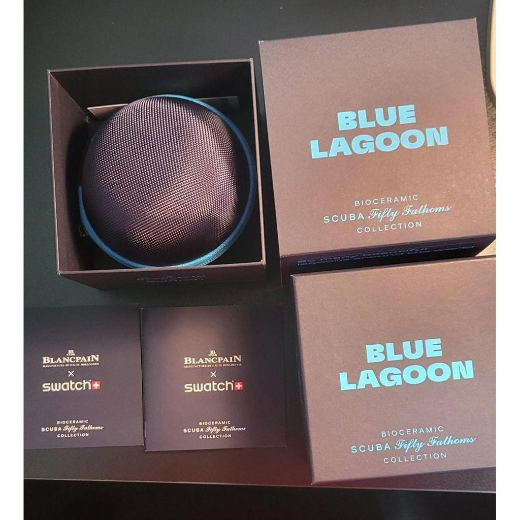 Used Swatch x Blancpain Blue Lagoon