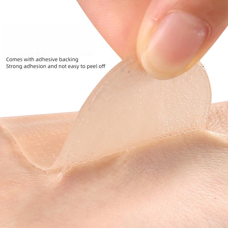 Silicone Gel Invisible Concealer Patch Round Arc Chest Invisible Concealer Repair Patch Reusable