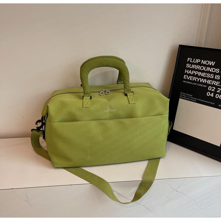 

Dry and wet separation storage messenger bag, new Hong Kong style large-capacity shoulder bag, versatile sports outdoor fitness bag зелений