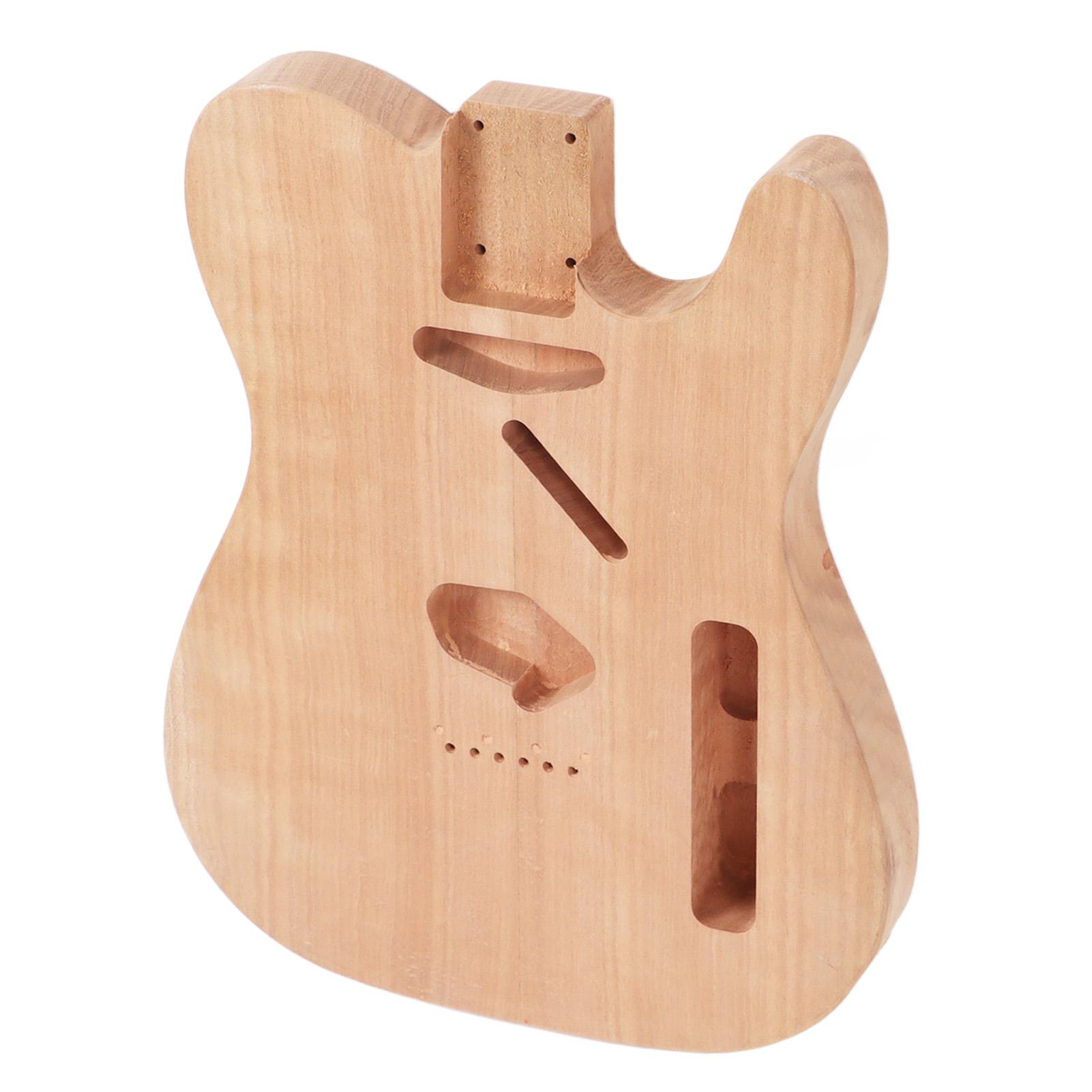 Незаконченный корпус электрогитары из красного дерева DIY профессиональная замена корпуса электрогитары пустая