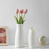 Plastic Plastic Vases Imitation Ceramic Desktop Ornament Home Decor Nordic Style Vase  Living Room