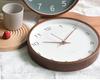 Nordic Solid Wood Silent Quartz Wall Clock - Creative Design for Living Room, Bedroom, Home Decor