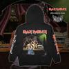 Iron Maiden Twilight Zone Pullover Hoodie Men Women Oversized Y2k Streetwear Fleece Pullover Heavy Metal Punk Band Graphic Clothing