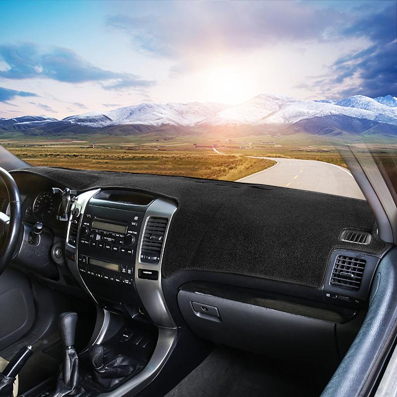 Dla Toyota Land Cruiser Prado 120 FJ120 2003 2004 2005 2006 2007 2008 2009 Pokrywa deski rozdzielczej samochodu Mata przeciwsłoneczna na deskę rozdzielczą Akcesoria