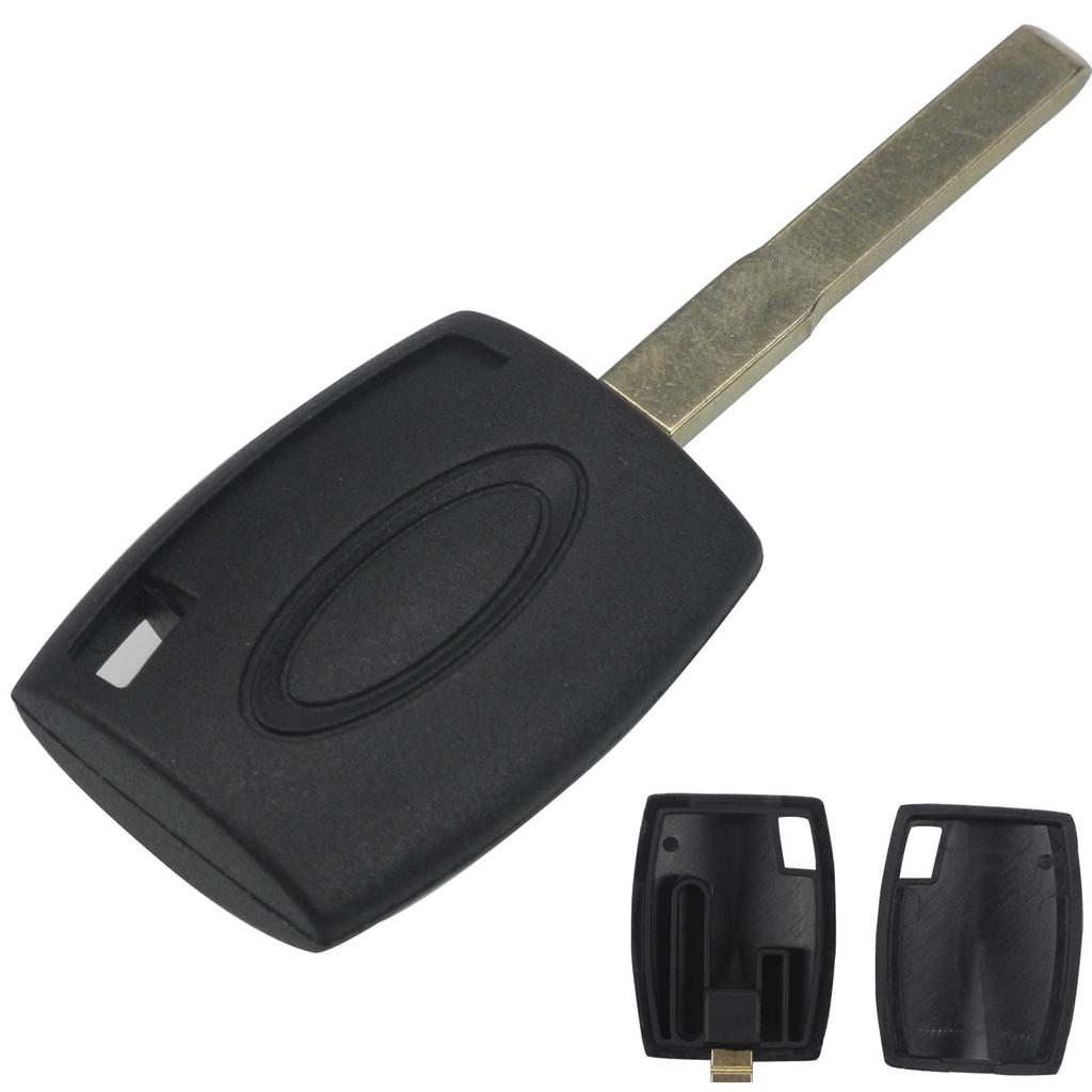 Jingyuqin 10PCS/Lot Transponder Key Shell Case Cover For Ford Fiesta Mondeo Focus C-Max S-Max Galaxy Kuga HU101 Without Chip