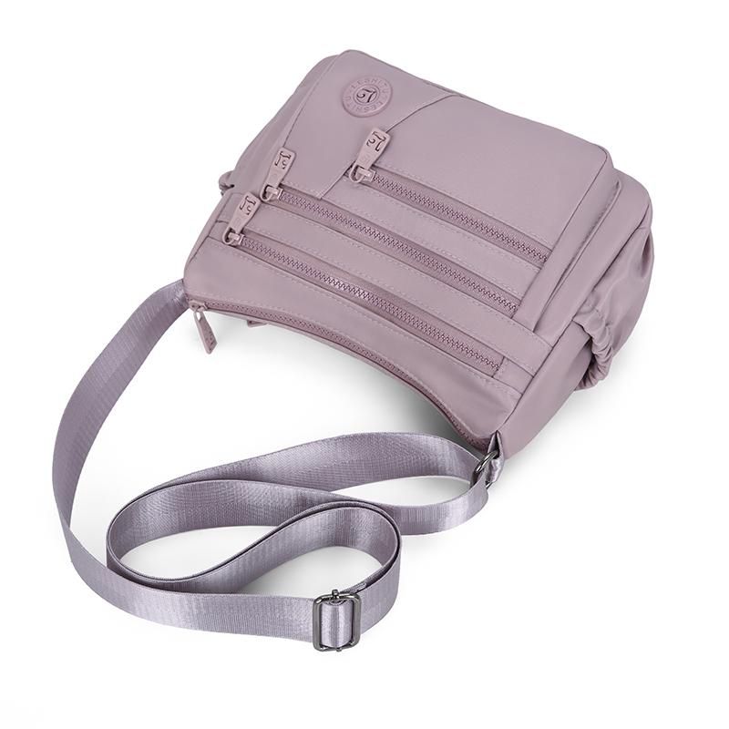 Waterproof Nylon Multi-layer Ladies Crossbody Bag Casual Shoulder Bag for Middle-aged and Elderly Women Large Capacity Bag