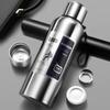 XiHe Portable Silver Insulated Water Bottle