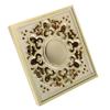 Gold Floor Drain Set Bathroom Toilet Deodorant AntiOdor AntiClogging Strainer Accessory(Shallow