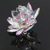 Crystal Lotus Flower - for Home Decoration, Ideal Gift for Birthdays, Parties (100mm Multicolor)