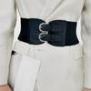 Adjustable PU Cummerbunds Solid Color Wide Waist Corset Elegant Corset Belt  Girl