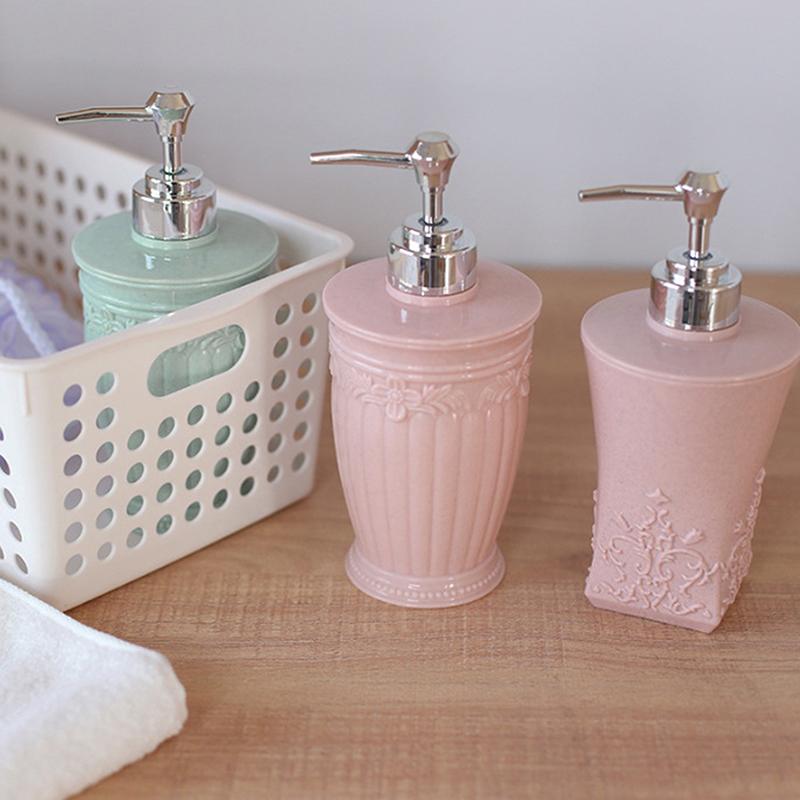 400 מ"ל בקבוקי משאבה ריקים מפוספסים למילוי חוזר, למקלחת, סבון ידיים, סבון גוף, מתקן לסבון נוזלי, לחיצה לבקבוק ג'ל רחצה