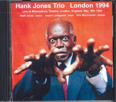 CD HANK JONES TRIO - Londýn 1994 40719 NENÍ PRO VYDAVATELSTVÍ Japonský jazz Použité