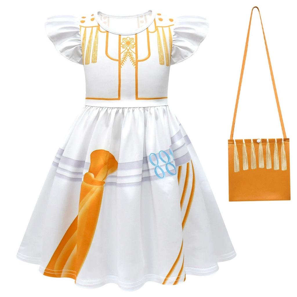 KPop Movies Demon Hunters Same Style Dress for Girls Disguised Children's Halloween Cosplay Masquerade Rumi Mira Zoey Costume