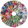 24/50/100-Piece Colorful Cross Stitch Embroidery Thread Set for DIY Crafting