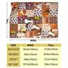 Animal patterns Printed Blanket for Sofa Bed Travel Camping Living Room Office Conditioning Blanket for All Seasons Gifts