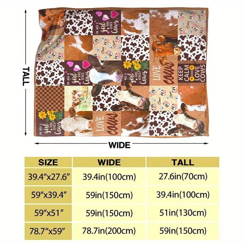 Animal patterns Printed Blanket for Sofa Bed Travel Camping Living Room Office Conditioning Blanket for All Seasons Gifts
