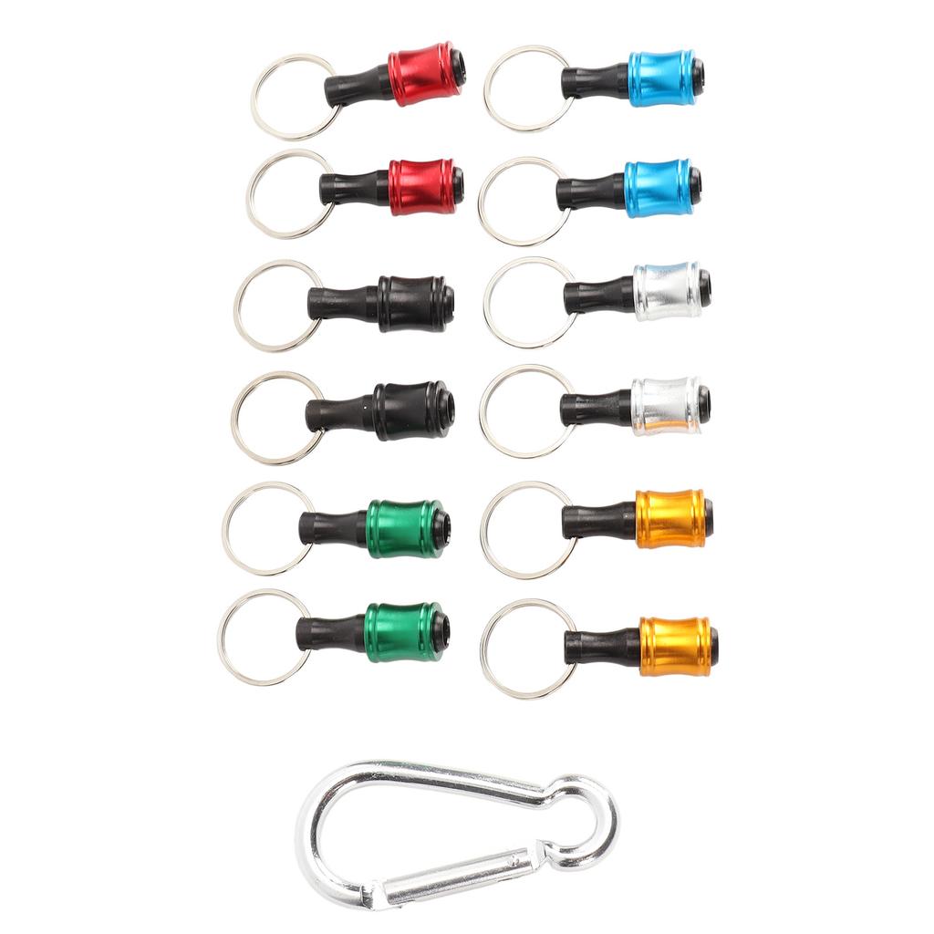 Hex Shank Keychain Screwdriver Bit Holder Quick Release Screwdriver Drill Bit Holder Set