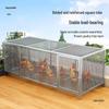 Large Rustproof Multi-Animal Coop: Pigeon, Rabbit, Chicken – Thick Iron Wire Mesh