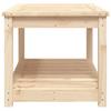 Garden Table 82.5 x 50.5 x 45 cm Solid Pine Wood