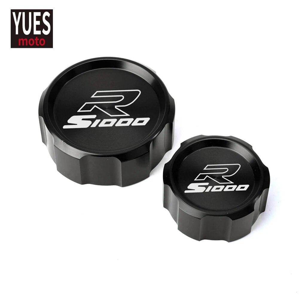 Motorcycle Accessories Front & Rear Brake Fluid Reservoir Cap Cover For BMW S1000R 2012 2013 2014 2015 2016 2017 2018