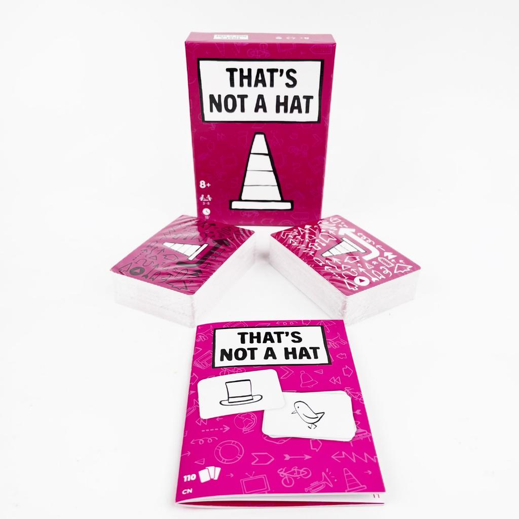 Festa Non È Un Cappello Set di Giochi Gioco da Tavolo di Memoria 3-8 Giocatori Carte per Riunioni di Famiglia Divertimento Interattivo Regalo
