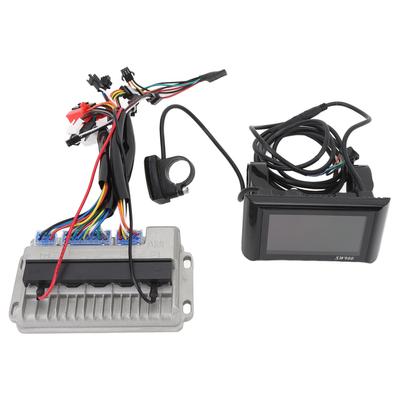 LCD Display Brushless Motor Controller Kit 36V 48V 60V 500W 28A Aluminum Alloy Water Resistant