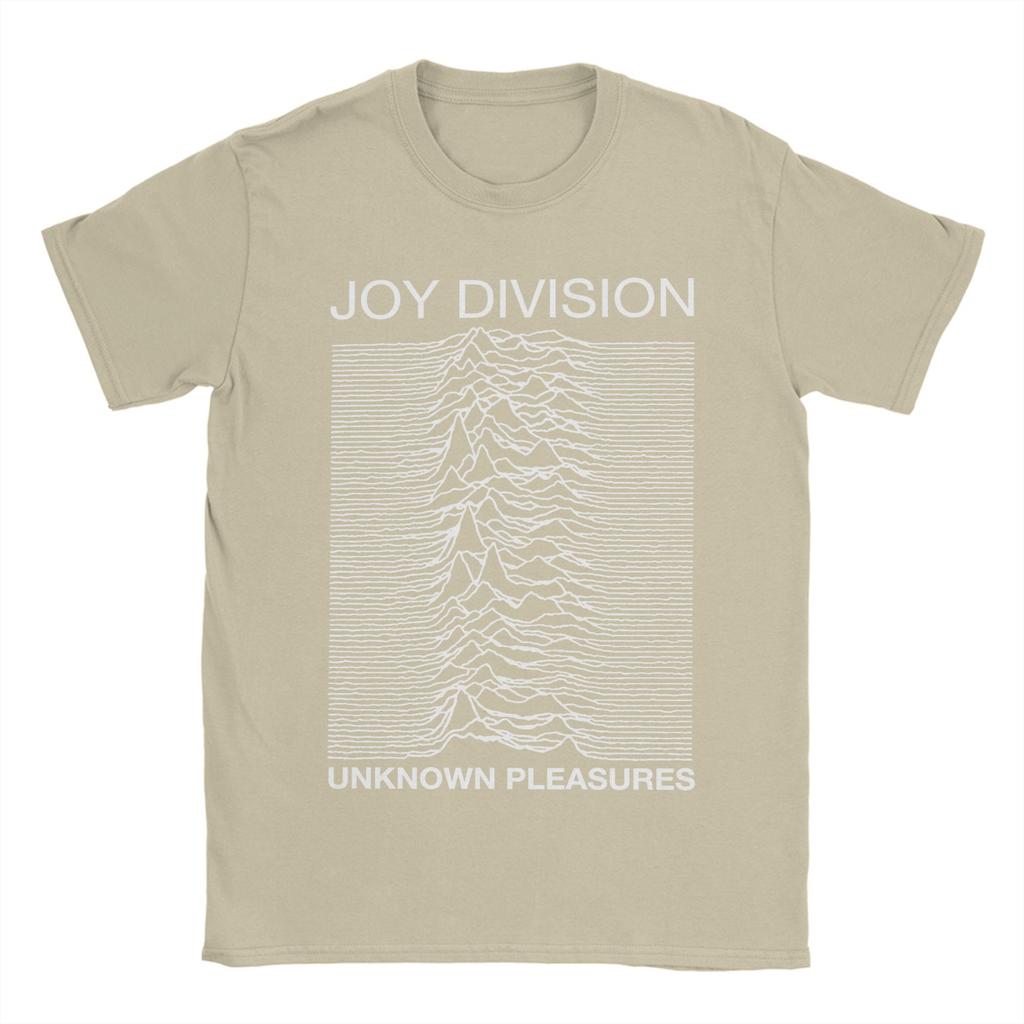 Meeste Joy Division Unknown Pleasures T-särk 100% puuvillast riided Uudne lühikeste varrukatega ümmarguse kaelusega T-särgid Graafilise trükiga T-särgid