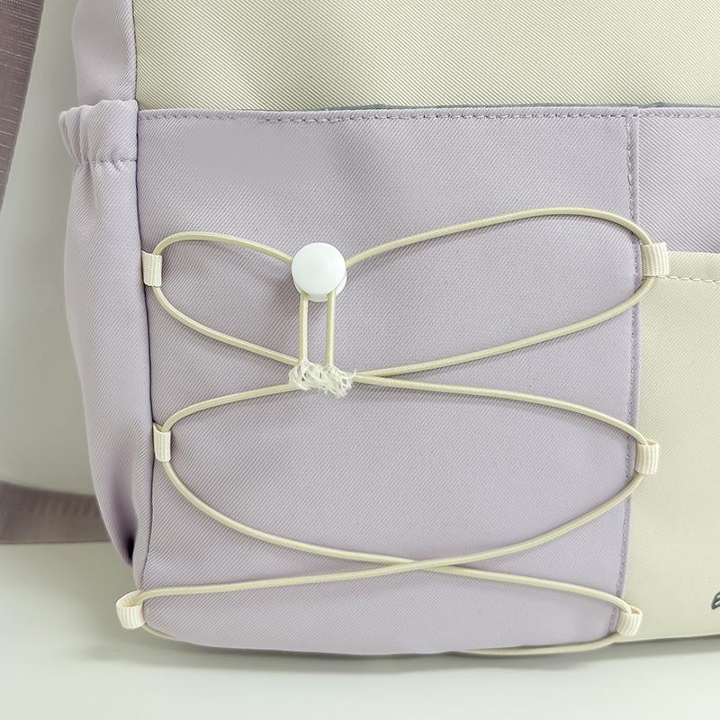 Mochila e Bolsa Transversal Fofas de Grande Capacidade Estilo Coreano para Meninas - Perfeita para Estudantes
