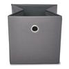 Collapsible Fabric Storage Bins 10.5in Cube Organizer 4 Pack Storage Solutions Clothes Toys Books with Carry Handles