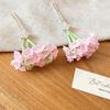 Sweet Pastel Floral Hair Clips Artificial Flower Bouquet U Pins Delicate Hair Accessories For Wedding Party Daily Hair Styling