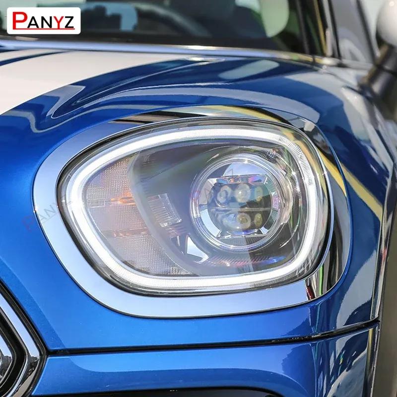 Car Headlight Protective Film Headlamp Restoration Transparent Black TPU Sticker For MINI Cooper Countryman F60 JCW Accessories