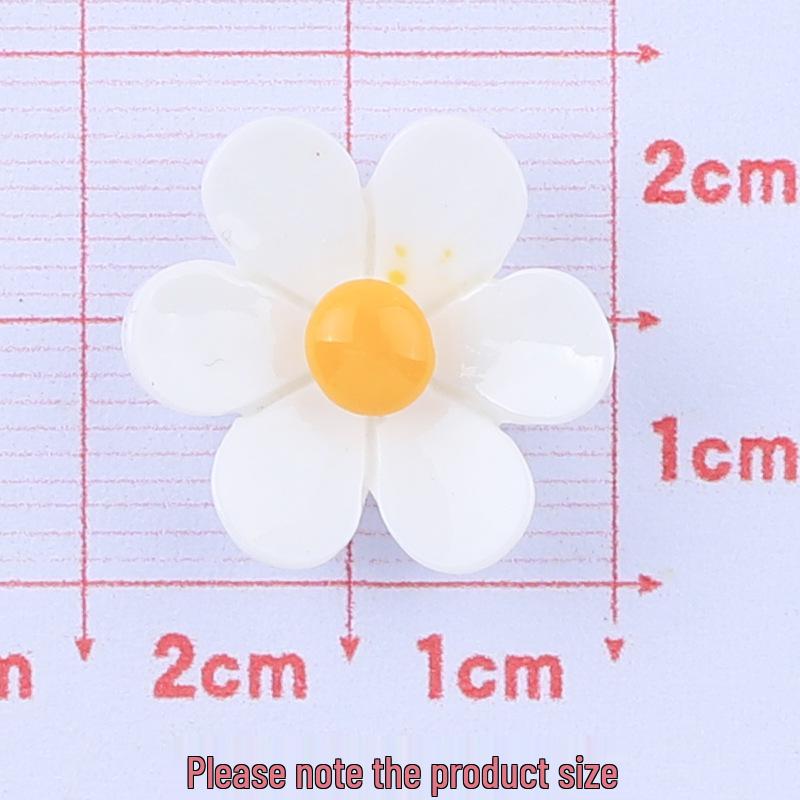 Colorful DIY Six-Petal Flower Resin Hair Clip Kit