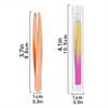 1 Threading Eyebrow Clip Slant Color Titanium Rose Gold Tweezers Eyebrow Plucking Beard Plucking Eyebrow Hair, Beauty Tools